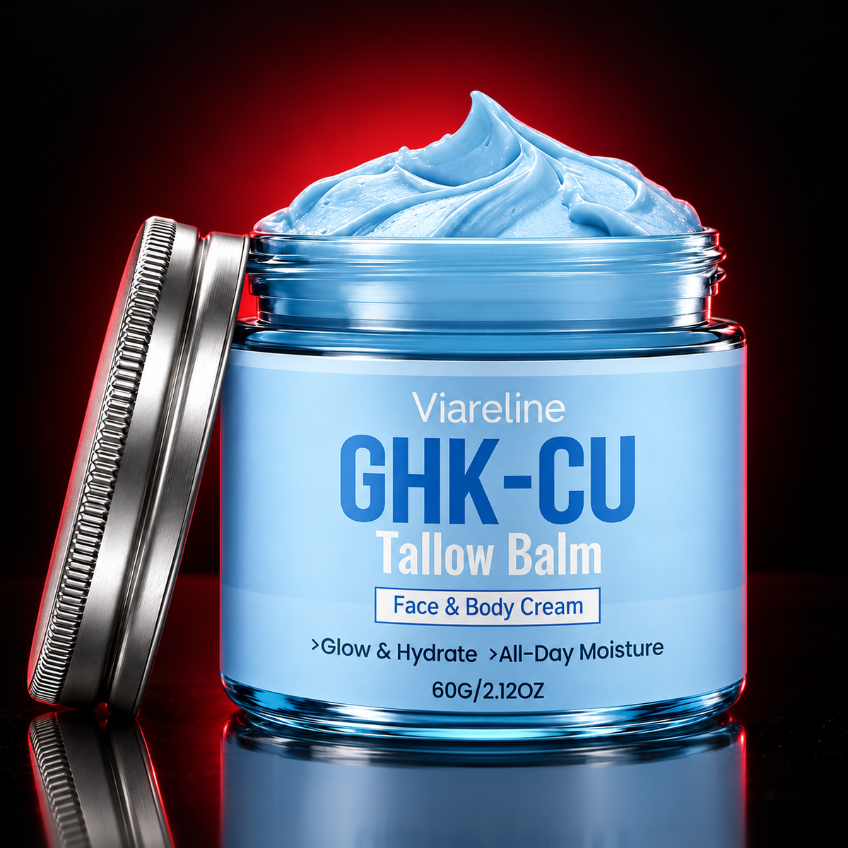 Baume Visage Régénérant — Peptides de Cuivre GHK-Cu, Miel de Manuka & Vitamine E