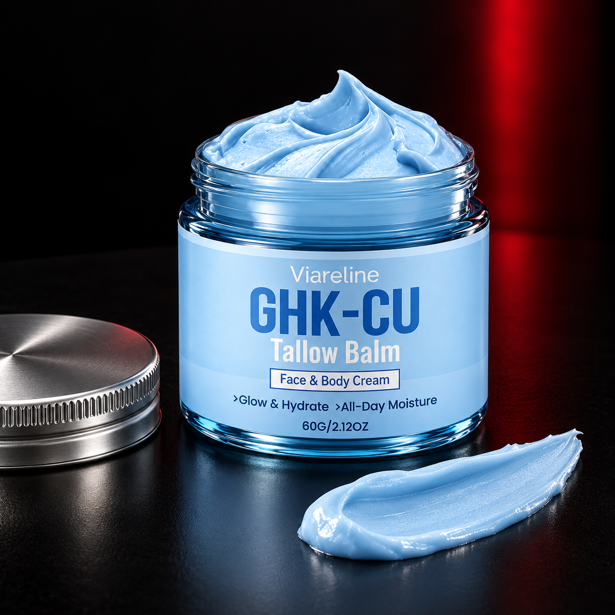 Baume Visage Régénérant — Peptides de Cuivre GHK-Cu, Miel de Manuka & Vitamine E