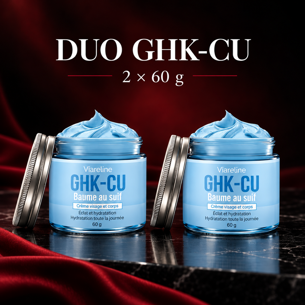 Baume Visage Régénérant — Peptides de Cuivre GHK-Cu, Miel de Manuka & Vitamine E