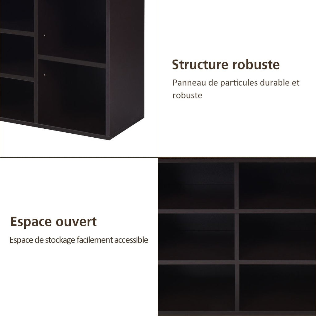 Meuble À Chaussures Banc À Chaussures Avec Coussin Capacité 150 Kg Grand Rangement En Bois 104X30X48 Cm 5 Couleurs Au Choix