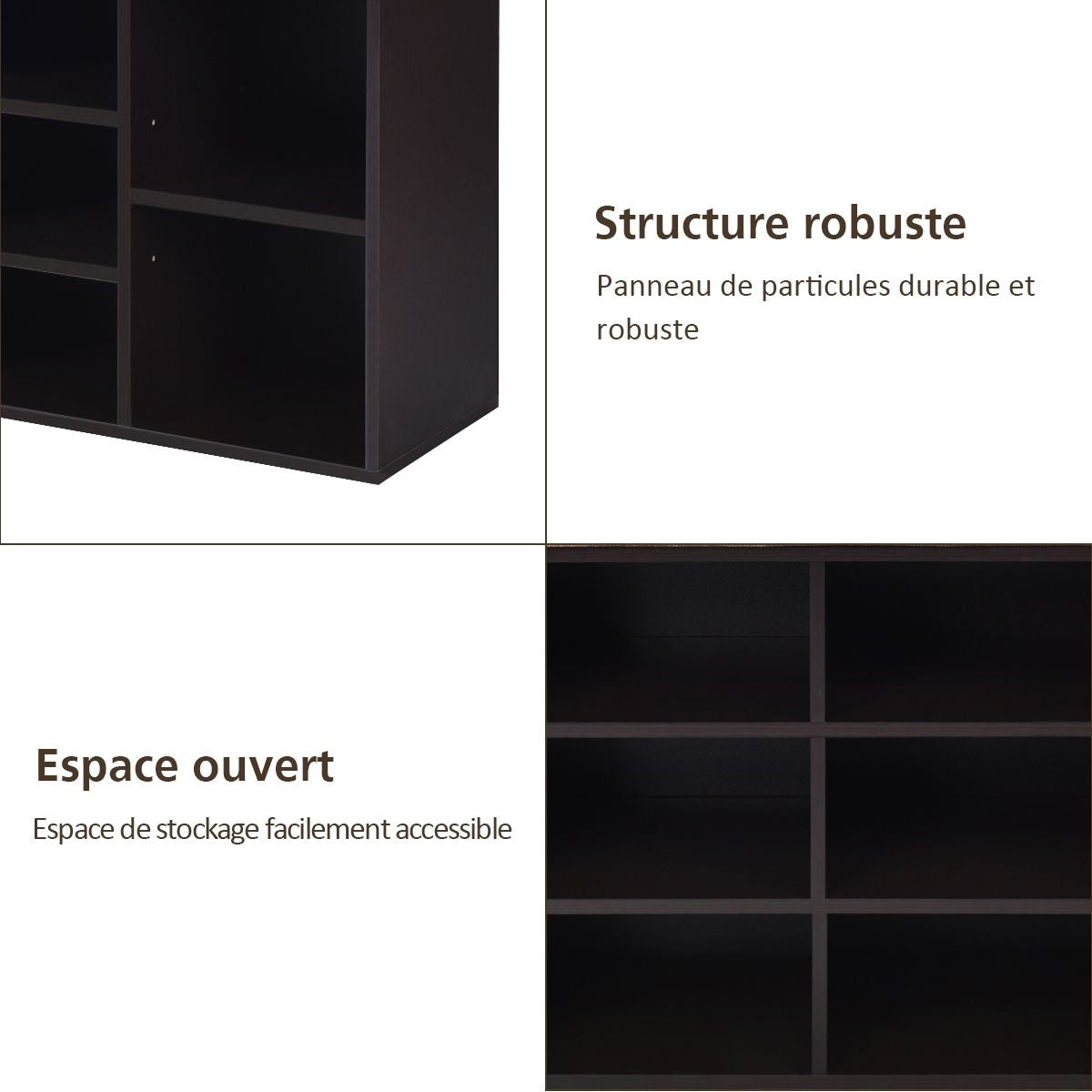 Meuble À Chaussures Banc À Chaussures Avec Coussin Capacité 150 Kg Grand Rangement En Bois 104X30X48 Cm 5 Couleurs Au Choix